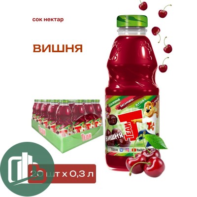 ТЕДИ нектар 0,3л Вишня 1/20