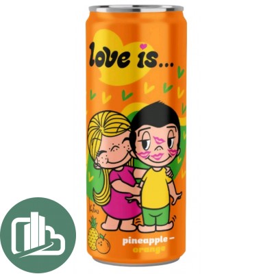 Напиток LOVE IS Ананас-Апельсин 330мл 1/12