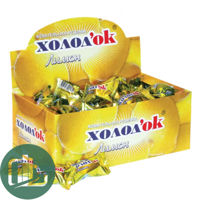 Холодок Жевательная резинка 3,5гр Лимон 1/100