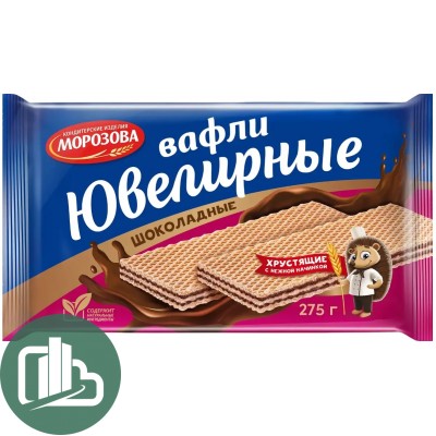 Тимоша Вафли 275гр Ювелирные ШОКОЛАД 1/12
