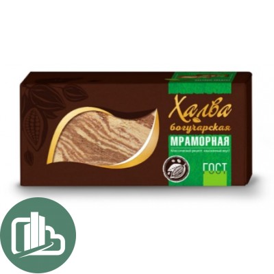 Халва Мраморная 450гр 1/6 Богучарские