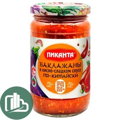 Пиканта Баклажаны в Кисло-сладком соусе по Китайски 360гр 1/6