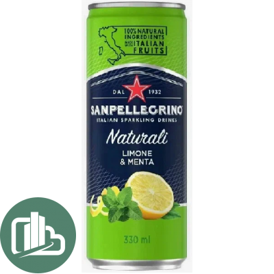Напиток SANPELLEGRINO LIMONE & MENTA 330мл 1/24