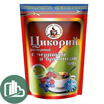 Цикорий раств.100гр Черника-Брусника 1/12
