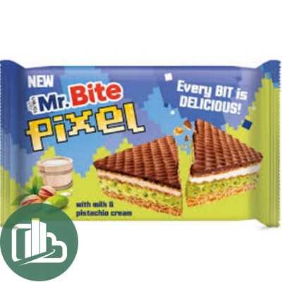 АТВ Вафли 28гр Mr.Bite PIXEL ФИСТАШКА 1/24 (6)