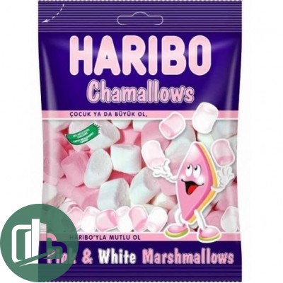 Маршмеллоу ХАРИБО 150гр CHAMALLOWS PINK & WHITE 1/24