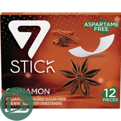 7 STICK КОРИЦА 33гр 12пластинок 1/12