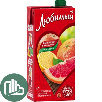Любимый сад 2л Грейпфрут-лимон 1/6