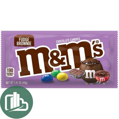 M&M's ИМПОРТ Fudge Brownie 40г 1/24