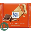 Ритер-спорт 100гр Какао Вафля 1/10 2206