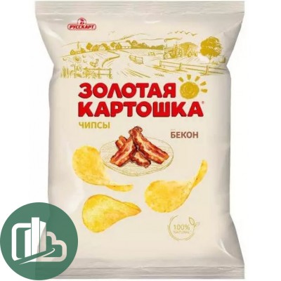 Русская картошка 85гр Золотая Картошка 1/24 Бекон