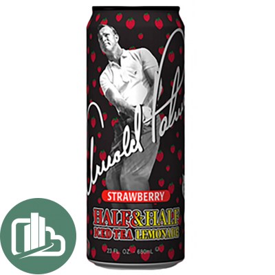 Напиток AriZona 650мл 1/24 Half & Half Strawberry