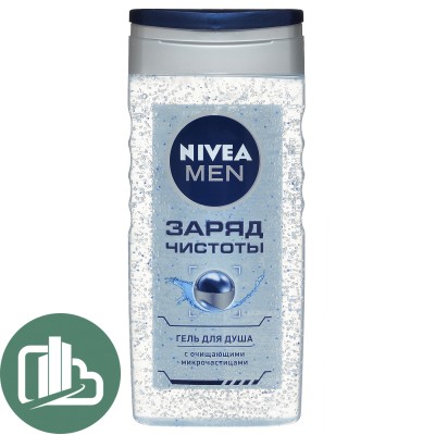 Гель для душа Nivea men заряд чистоты 250 мл