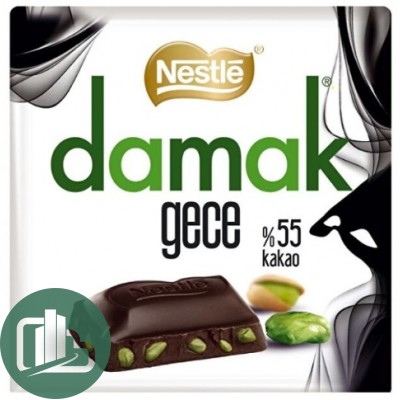 Шоколад Нестле Nestle Damak Gece Какао 55% 60гр 1/6 ИМПОРТ
