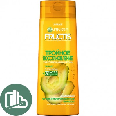 Шампунь Garnier Fructis Тройное восстановление 400мл