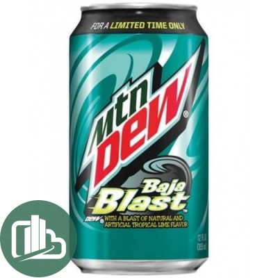 Маунтин Дью ИМПОРТ BAJA BLAST 355мл 1/12 США