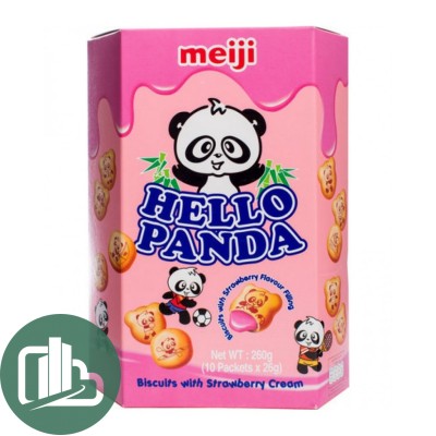 Печенье Meiji Hello Panda Strawberry 45г 1/10