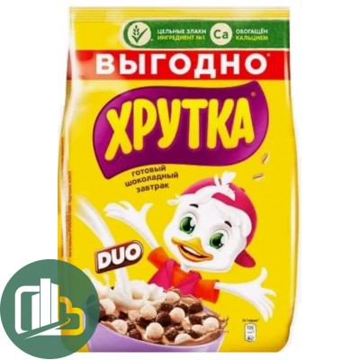 Несквик ХРУТКА DUO ШокоШарики 230гр 1/6 Пакет
