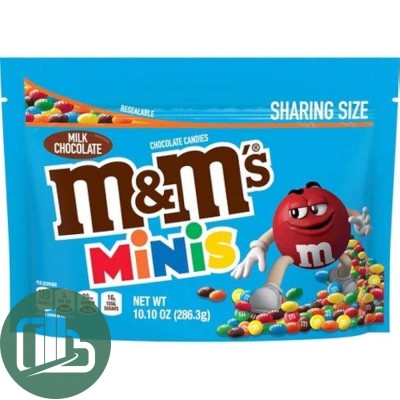M&M's ИМПОРТ Minis Молочный шоколад 266,5г 1/8
