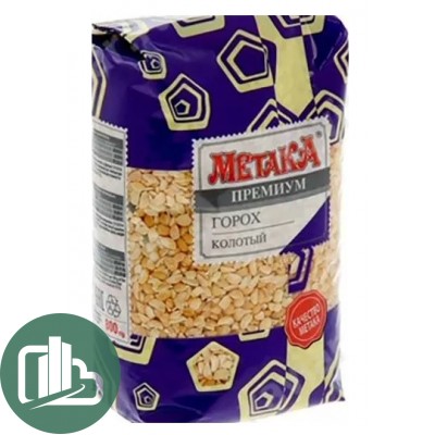 Метака Горох колотый 800гр 1/10