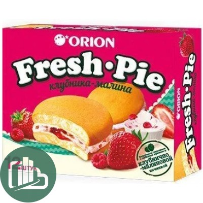 Чоко-Пай-12 ОРИОН Fresh Pie Клубника-Малина 300гр 1/8
