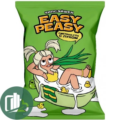 Картофель хрустящий EASY PEASY со вкусом сметана лук 50гр 1/24
