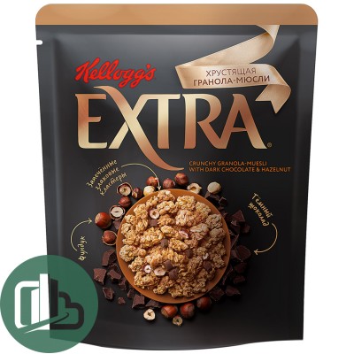 Гранола EXTRA-muesli завтрак 300гр 1/8