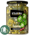 Кубаночка Перец 250гр Зеленый Маринованный Халапеньо 1/12
