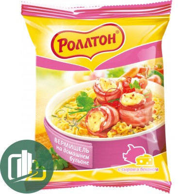 Ролтон Суп БП с сыром и беконом 60гр 1/42