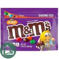 M&M's ИМПОРТ Peanut Dark Chocolate Арахис в темном шоколаде 266,5г  1/8