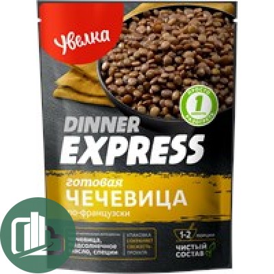 Увелка Finner express готовая чечевица 250гр  1/8