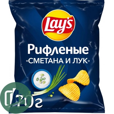 Лейс 70гр 1/25 Сметана лук