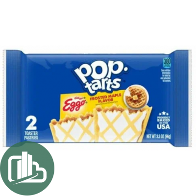 Поп Тартс Печенье Eggo с кленовой глазурью 96гр 1/12 (6)