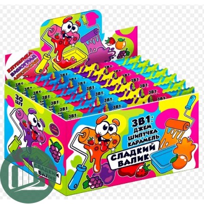 Сладкий Валик лед/кар с шипучей 8г 1/30 (24)