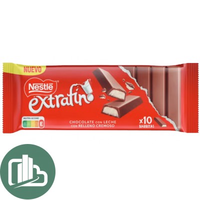 Шоколад Нестле Nestle Extrafino молочный шоколад со сливочной начинкой 100г 1/23