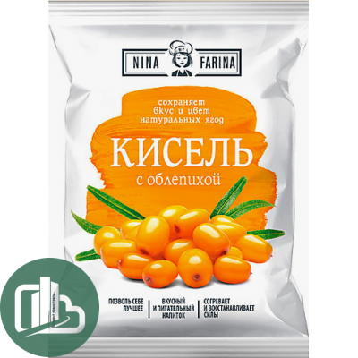 ГАЛЕРЕЯ ВКУСОВ NINA FARINA Кисель с облепихой 110гр 1/20 PKC103