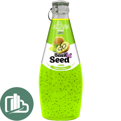 Нектар 30% Азиано Киви с семенами базилика 290мл 1/24 Kivi Juice with Basil Seed Drink