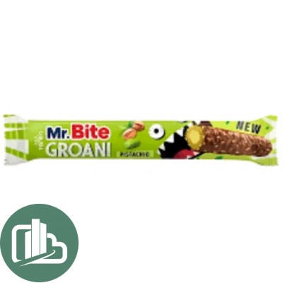АТВ Трубочка 28гр Mr.Bite GROAN ФИСТАШКА 1/24 (6)
