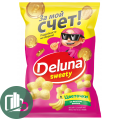 Снеки кукуруз DELUNA Цветочки со вкусом банана 85гр 1/18