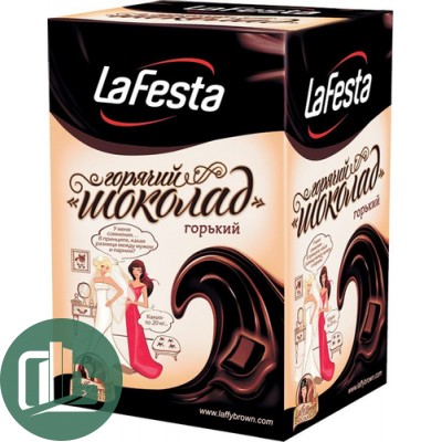 Горячий шоколад  La Festa Горький 22гр 1/10 (6)