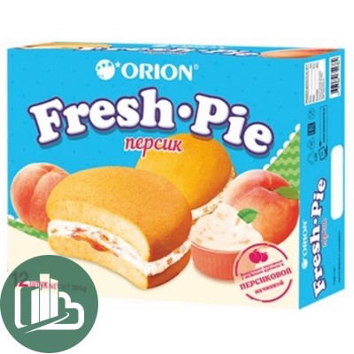 Чоко-Пай-12 ОРИОН Fresh Pie Персик 300гр 1/8