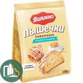 Яшкино Заварные пышечки в белой глазури 180г 1/5 ( ГР555)