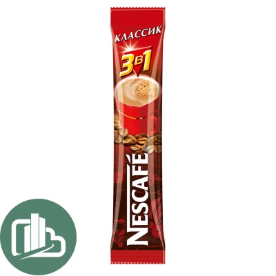 Нескафе 3 в 1 14,5гр. Классик 1/20 (20)