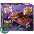 Пирог БРАУНИ соленая карамель 380гр 1/8