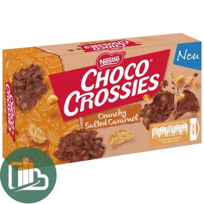 Конфеты Nestle Choco crossies Salted Caramel 140гр 1/9