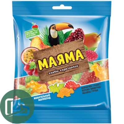 Яшкино жев. мармелад Маяма 70г Ассорти вкусов 1/50 (Оранжевый)