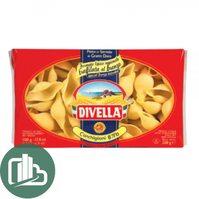 Divella конкильони 500гр 1/12