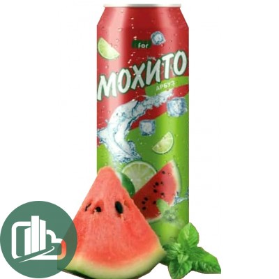 Напиток МОХИТО Арбуз 0,45л 1/12