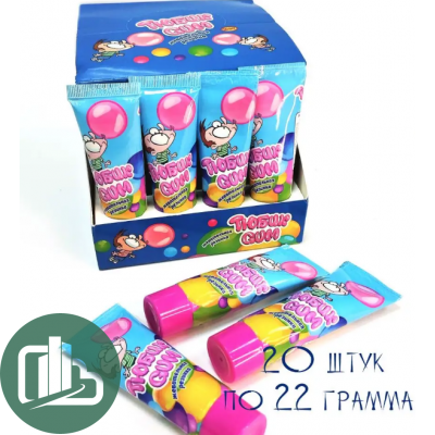 ВК Жевательная резинка 22гр Тюбик Гам 1/20