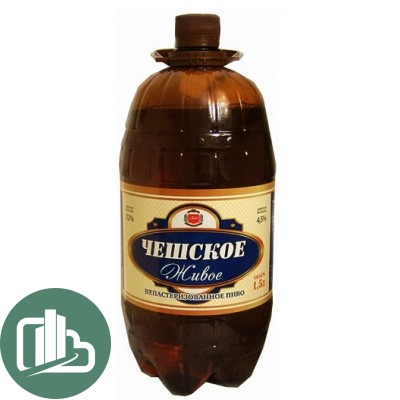 Чешское живое 1,5л 1/6
